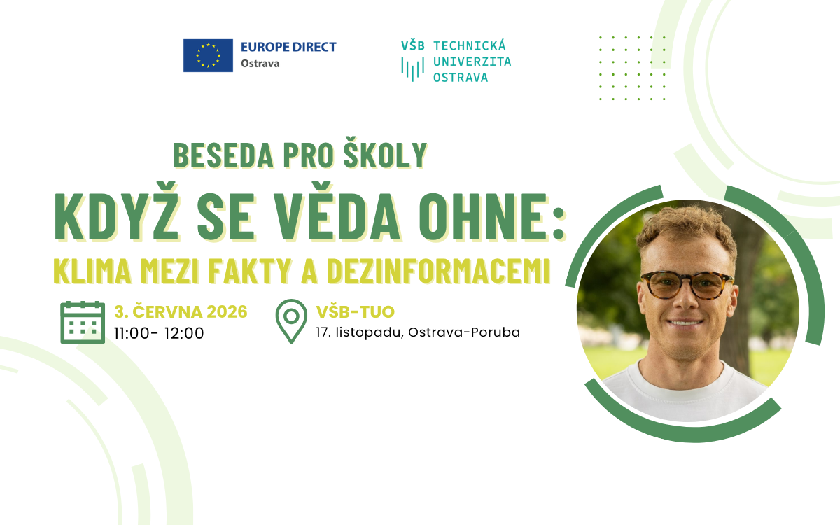 Když se věda ohne: klima mezi fakty a dezinformacemi (beseda pro školy)